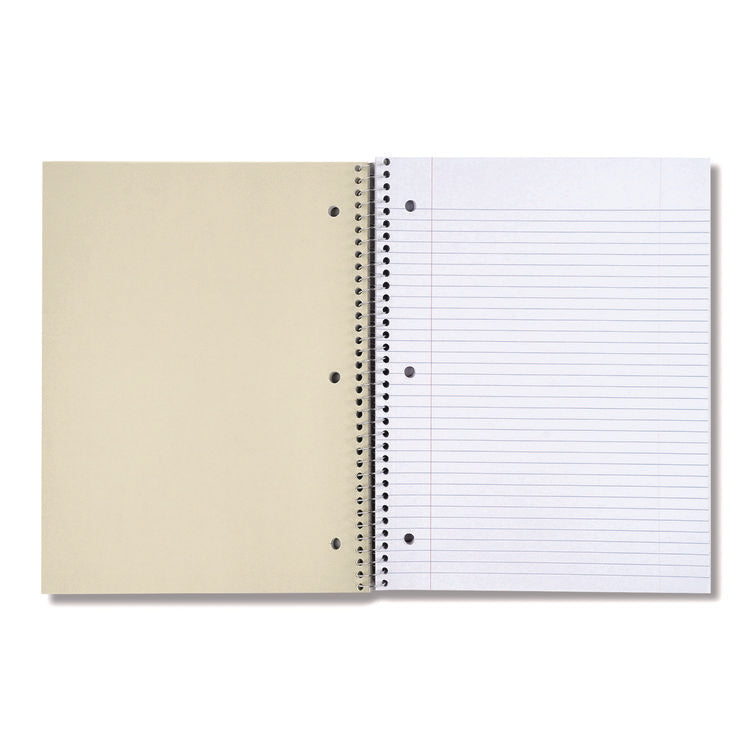 Wirebound Notebook, 3-Subject, Medium/College Rule, Black Cover, (120) 11 x 8.5 Sheets