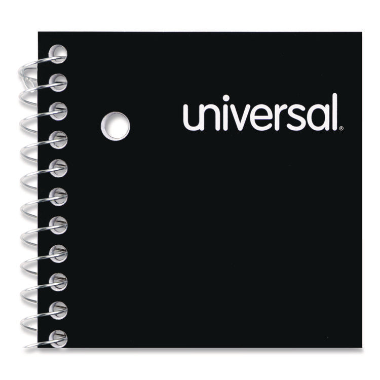 Wirebound Notebook, 5-Subject, Medium/College Rule, Black Cover, (200) 11 x 8.5 Sheets