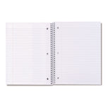 Wirebound Notebook, 1-Subject, Medium/College Rule, Assorted Cover Colors, (70) 10.5 x 8 Sheets, 4/Pack