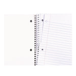 Wirebound Notebook, 1-Subject, Wide/Legal Rule, Black Cover, (70) 10.5 x 8 Sheets