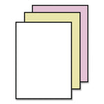Fast Pack Carbonless 3-Part Paper, 8.5 X 11, White/canary/pink, 500 Sheets/ream, 5 Reams/carton
