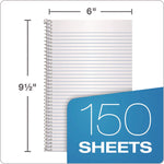 Earthwise by Oxford Recycled Small Notebooks, 3-Subject, Medium/College Rule, Randomly Assorted Covers, (150) 9.5 x 6 Sheets