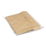 Bamboo Cutlery, Mediumweight Spoon, Paper, Light Golden, 100/Pack, 10 Packs/Carton