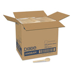 Bamboo Cutlery, Mediumweight Spoon, Paper, Light Golden, 100/Pack, 10 Packs/Carton