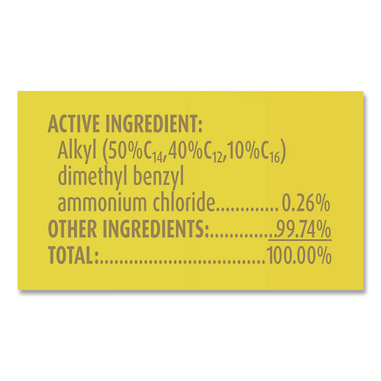 Disinfecting Wipes, 1-Ply, 7 x 7.25, Lemon and Lime Blossom, White, 80 Wipes/Canister