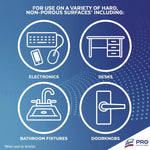 Disinfecting Wipes, 1-Ply, 7 x 7.25, Crisp Linen, White, 80 Wipes/Canister, 6 Canisters/Carton