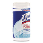 Disinfecting Wipes, 1-Ply, 7 x 7.25, Crisp Linen, White, 80 Wipes/Canister