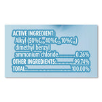 Disinfecting Wipes, 1-Ply, 7 x 7.25, Crisp Linen, White, 80 Wipes/Canister