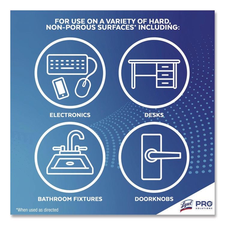 Dual Action Disinfecting Wipes, 1-Ply, 7 x 7.5, Citrus, White/Purple, 75/Canister