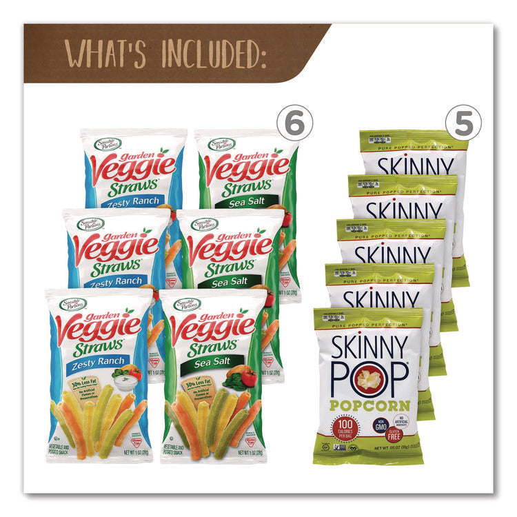 Healthy Snack Box, 37 Assorted Snacks/Box