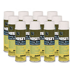 Heavy-Duty Glass Cleaner, Citrus, 20 Oz Aerosol Spray, 12/carton