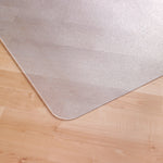 Cleartex Advantagemat Phthalate Free PVC Chair Mat for Hard Floors, 53" w x 45" l, Clear