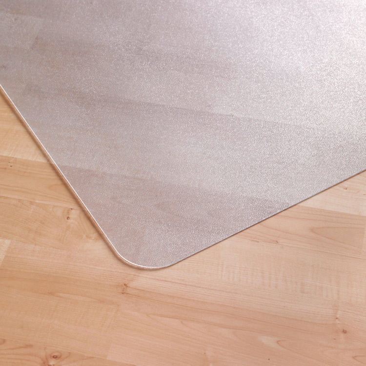 Cleartex Advantagemat Phthalate Free PVC Chair Mat for Hard Floors, 53" w x 45" l, Clear