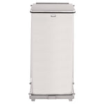 Defenders Heavy-Duty Steel Step Can, 6.5 gal, Stainless Steel