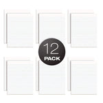 Glue Top Pads, Wide/legal Rule, 50 White 8.5 X 11 Sheets, Dozen