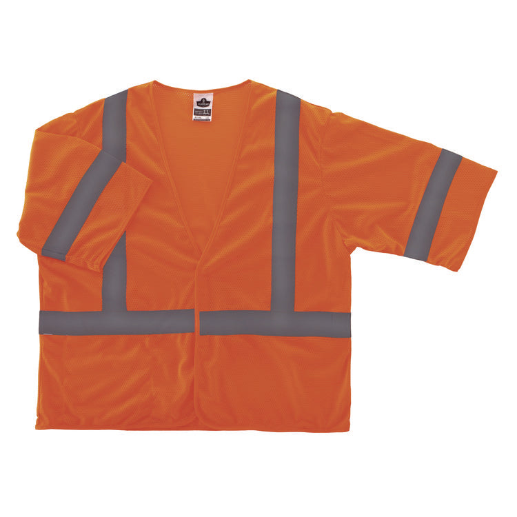 GloWear 8310HL Type R Class 3 Economy Mesh Vest, 4X-Large to 5X-Large, Orange