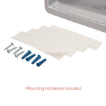 Multi-Tiered Desktop/Wall-Mount Literature Holders, 20.25w x 5d x 19.88h, Gray