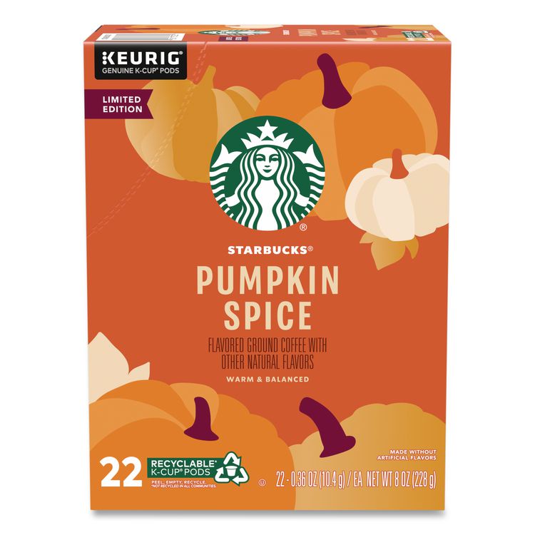 Pumpkin Spice Coffee K-Cup, 22/Box