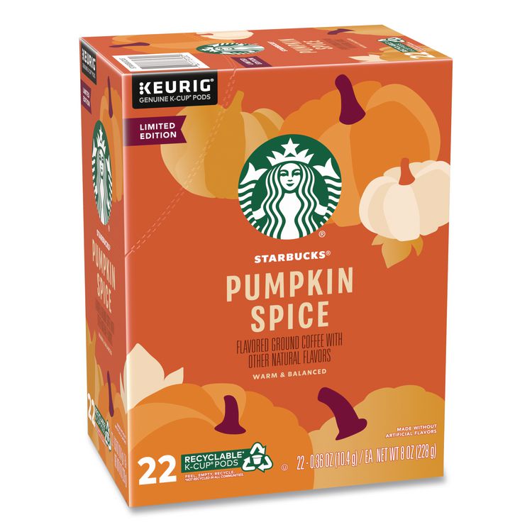 Pumpkin Spice Coffee K-Cup, 22/Box