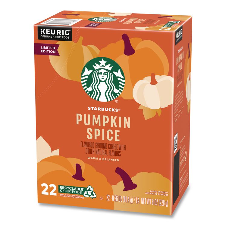 Pumpkin Spice Coffee K-Cup, 22/Box