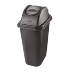 Rectangular Free-Swinging Plastic Lids, Black