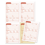 Service Call Book, Two-Part Carbonless, 5.5 x 3.88, 4 Forms/Sheet, 200 Forms Total