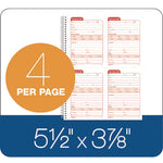 Service Call Book, Two-Part Carbonless, 5.5 x 3.88, 4 Forms/Sheet, 200 Forms Total