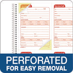 Service Call Book, Two-Part Carbonless, 5.5 x 3.88, 4 Forms/Sheet, 200 Forms Total
