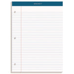 Double Docket Ruled Pads With Extra Sturdy Back, Medium/college Rule, 100 White 8.5 X 11.75 Sheets