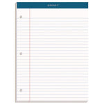 Double Docket Ruled Pads With Extra Sturdy Back, Wide/legal Rule, 100 White 8.5 X 11.75 Sheets