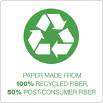 Earthwise By Ampad Recycled Paper Legal Pads, Wide/legal Rule, 40 White 5 X 8 Sheets, 6/pack