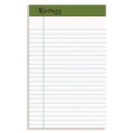 Earthwise By Ampad Recycled Paper Legal Pads, Wide/legal Rule, 40 White 5 X 8 Sheets, 6/pack