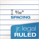 Earthwise By Ampad Recycled Paper Legal Pads, Wide/legal Rule, 40 White 5 X 8 Sheets, 6/pack