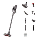 Aeromax Pro VC16 Cordless Vacuum, 8.5" Cleaning Path, Dark Silver