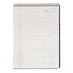 Docket Diamond Top-Wire Ruled Planning Pad, Wide/legal Rule, Black Cover, 60 White 8.5 X 11.75 Sheets