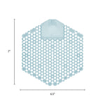 Wave 3d Urinal Deodorizer Screen, Ocean Mist Scent, Blue, 10 Screens/box