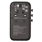 UTA-06 Gan III Universal Travel Adapter, (2) USB-A/(2) USB-C/Quick Charge 4+