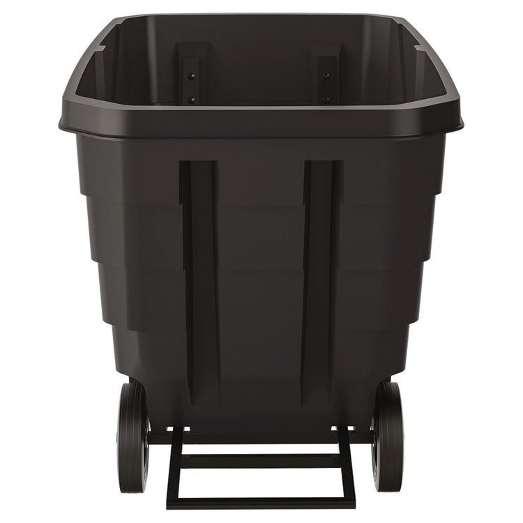 1 cu yd Light Duty Tilt Truck, 1,250 lb Capacity, Black