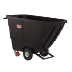 0.5 cu yd Light Duty Tilt Truck, 850 lb Capacity, Black