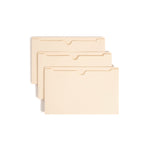 Manila File Jackets, 2-Ply Straight Tab, Legal Size, Manila, 50/box