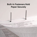 End Tab Fastener Folders with Reinforced Straight Tabs, 11-pt Manila, 2 Fasteners, Letter Size, Manila Exterior, 50/Box