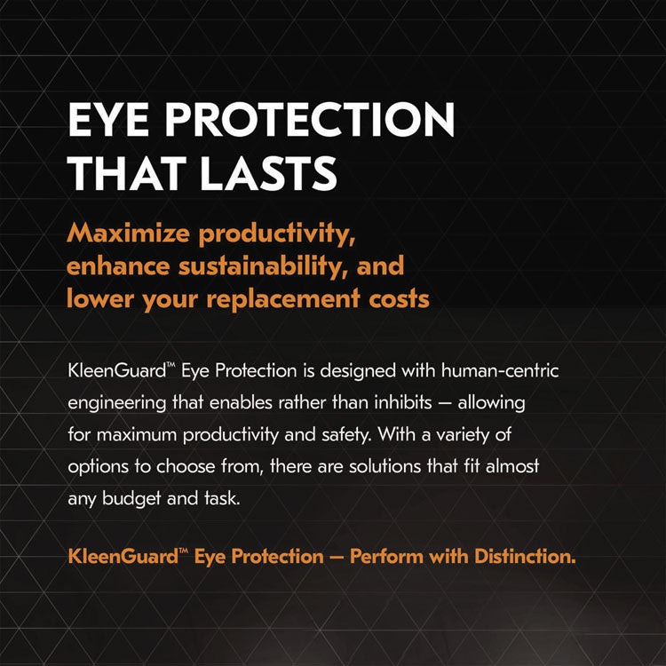 V50 Otg Safety Eyewear, Black Frame, Clear Anti-Fog Lens