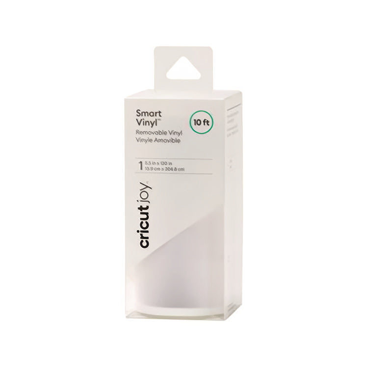 Joy Removable Smart Vinyl for Assorted Surfaces, 5.5 x 120, White