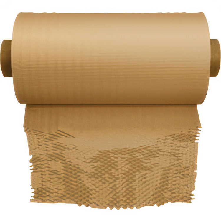 HexcelWrap Kraft Paper Cushioning Roll, 15.25" x 840 ft, Brown Kraft