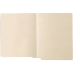 End-Tab File Folder with Mylar Spine, Straight Tabs, Letter Size, 0.75" Expansion, Manila, 50/Box