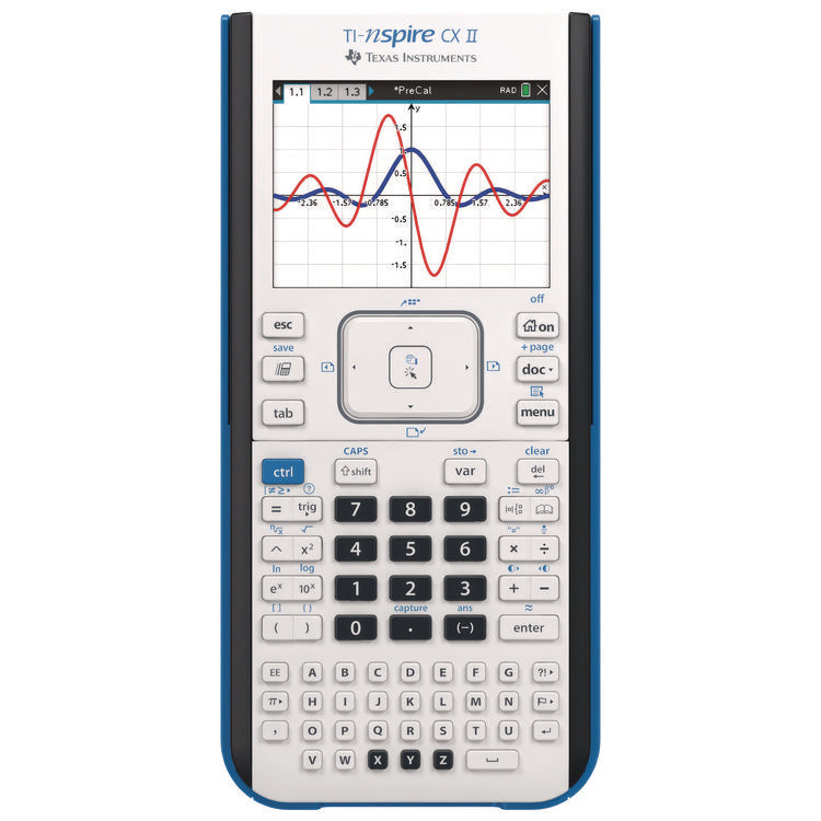 TI-Nspire CX II Graphing Calculator, 10-Digit LCD