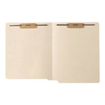Heavy-Duty End Tab File Folder, 0.75" Expansion, 2 Fasteners, Letter Size, Manila Exterior, 50/Box