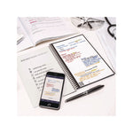 Core Smart Notebook, Medium/College Rule, Infinity Black Cover, (18) 8.8 x 6 Sheets