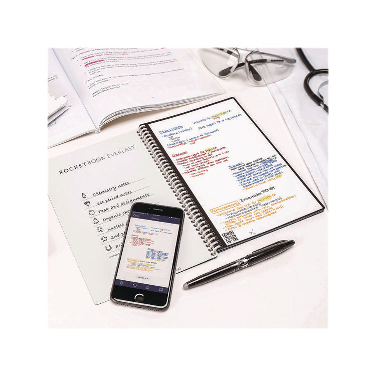 Core Smart Notebook, Medium/College Rule, Infinity Black Cover, (18) 8.8 x 6 Sheets