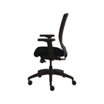 Quip Ergonomic Mesh Back Swivel Task Chair, Supports Up to 300 lb, Black Seat, Carbon Back, Black Base